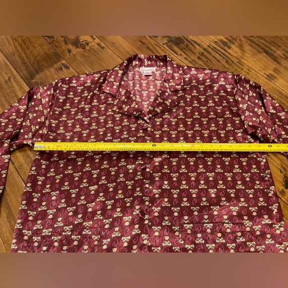 Versailles teddy bear satin PJ set loungewear - Picture 5 of 8